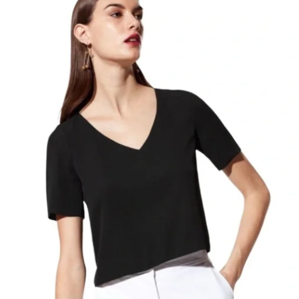 Babaton Randy blouse in black size M, like new condition